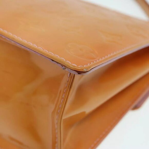 LOUIS VUITTON Vernis Spring Street Hand Bag Marshmallow Pink M91033 Auth - Picture 15 of 16